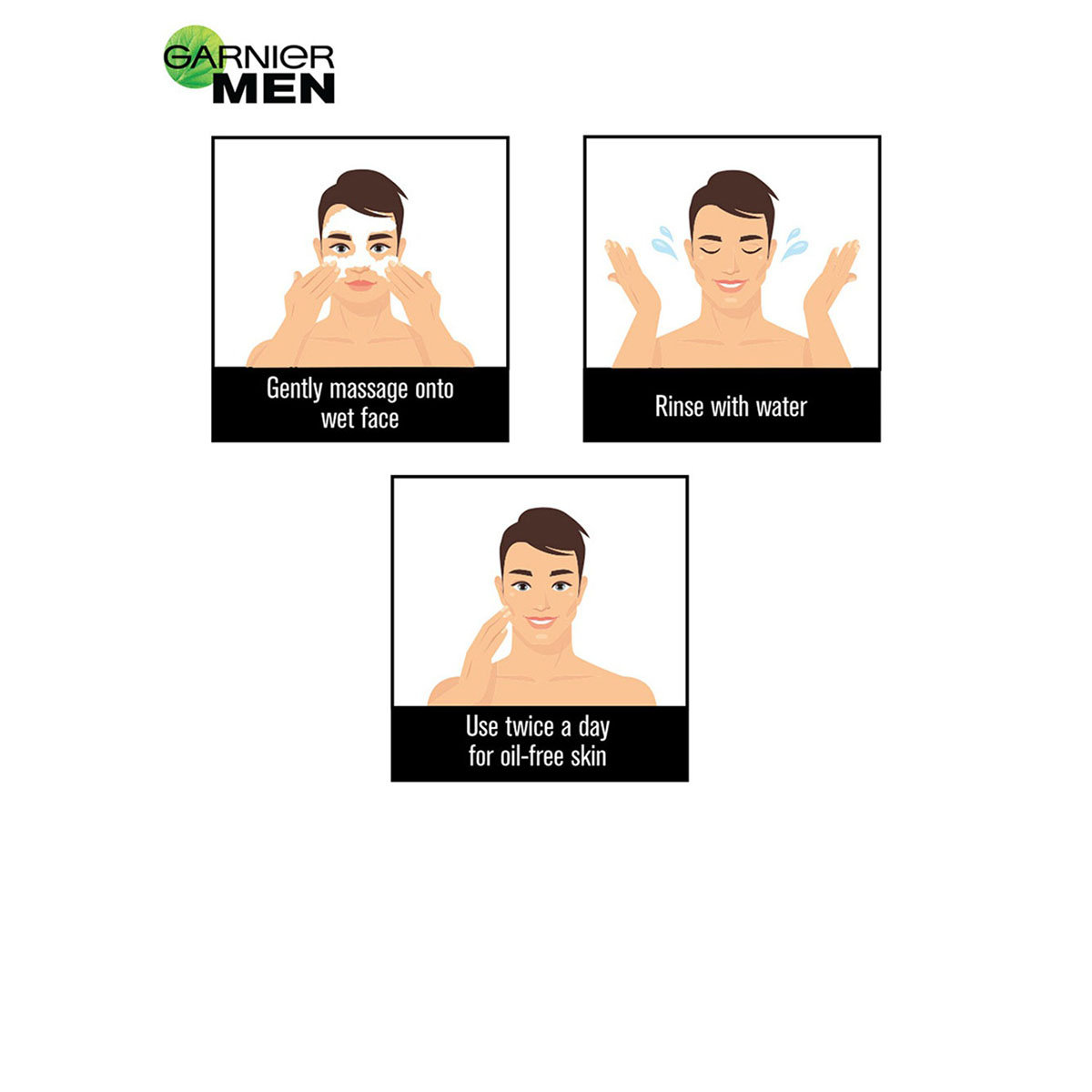 Garnier Men Oil Clear Clay D-Tox Deep Cleansing Icy Face Wash 50 gm | Mineral Clay & Menthol | Removes Excess Oil | Makes Skin Clean & Fresh | For Men, Pack of 1 Garnier Men Oil Clear Clay D-Tox Deep Cleansing Icy Face Wash 50 gm | Mineral Clay & Menthol | Removes Excess Oil | Makes Skin Clean & Fresh | For Men, Pack of 1