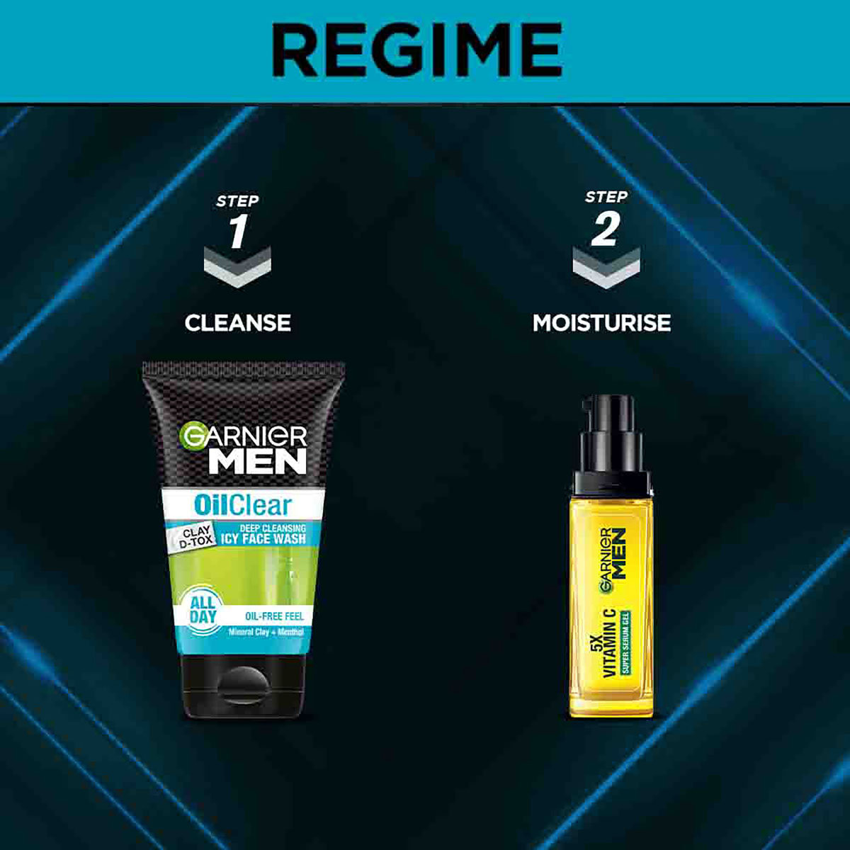 Garnier Men Oil Clear Clay D-Tox Deep Cleansing Icy Face Wash 100 gm | Mineral Clay & Menthol | Removes Excess Oil | Makes Skin Clean & Fresh | For Men, Pack of 1 Garnier Men Oil Clear Clay D-Tox Deep Cleansing Icy Face Wash 100 gm | Mineral Clay & Menthol | Removes Excess Oil | Makes Skin Clean & Fresh | For Men, Pack of 1