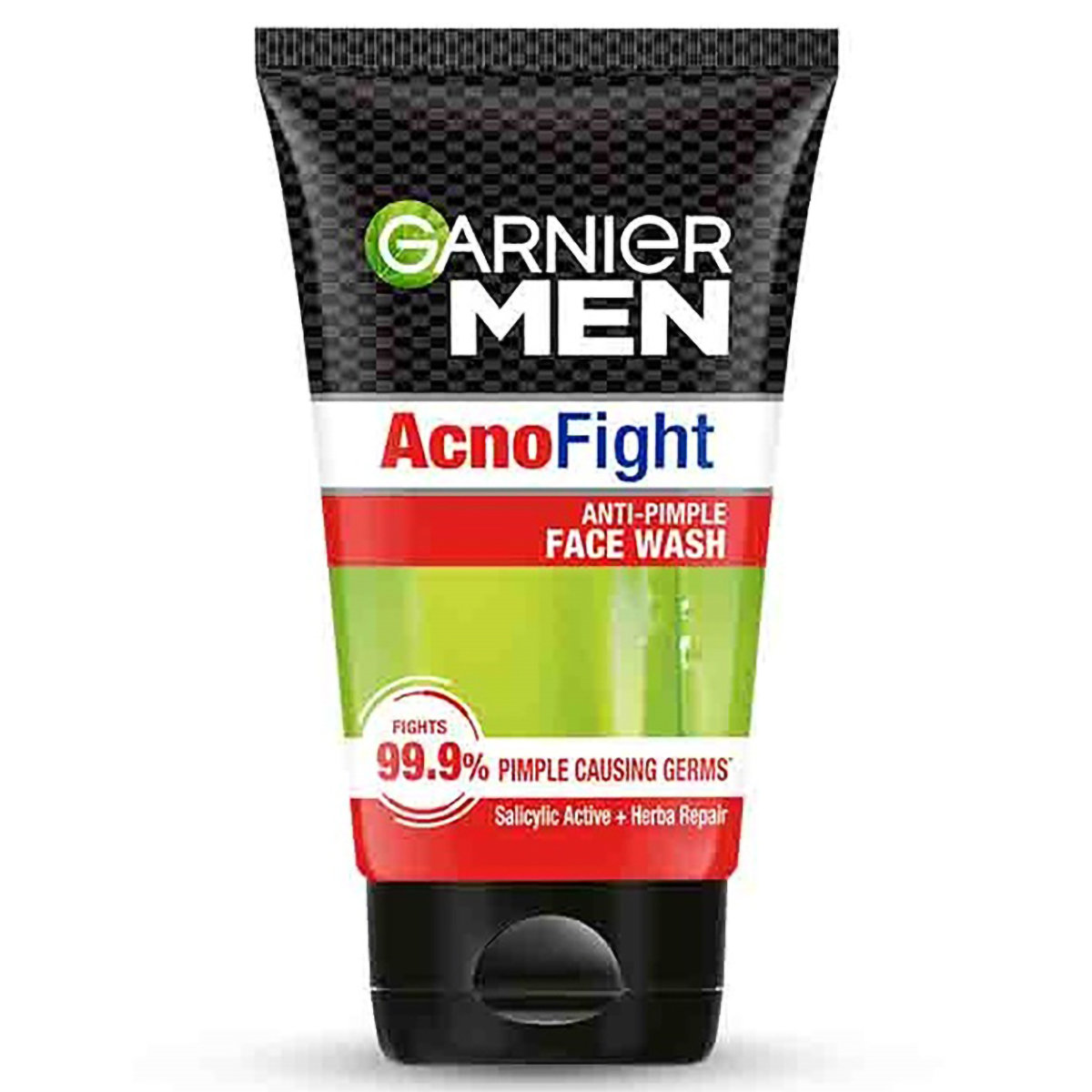 Garnier Men Acno Fight Anti-Pimple Face Wash 100 gm | Salicylic Acid & Herba Repair | Fights 99.9% Pimple Causing Germs | For Pimple Problem, Pack of 1 Garnier Men Acno Fight Anti-Pimple Face Wash 100 gm | Salicylic Acid & Herba Repair | Fights 99.9% Pimple Causing Germs | For Pimple Problem, Pack of 1