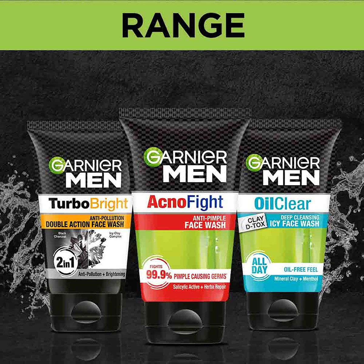 Garnier Men Acno Fight Anti-Pimple Face Wash 100 gm | Salicylic Acid & Herba Repair | Fights 99.9% Pimple Causing Germs | For Pimple Problem, Pack of 1 Garnier Men Acno Fight Anti-Pimple Face Wash 100 gm | Salicylic Acid & Herba Repair | Fights 99.9% Pimple Causing Germs | For Pimple Problem, Pack of 1