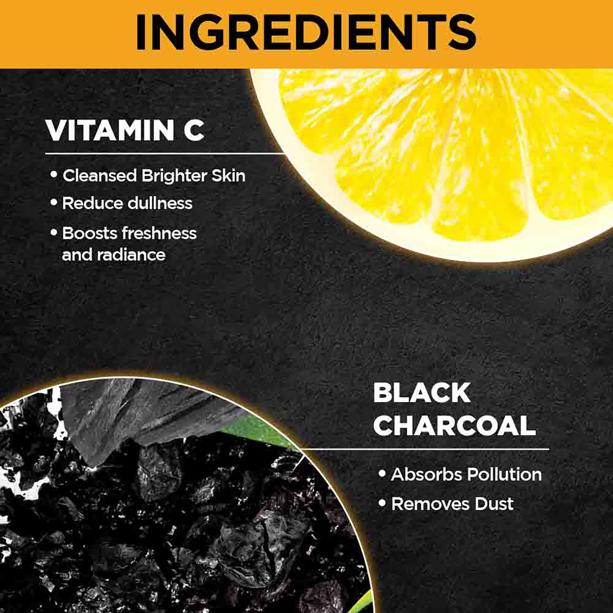 Garnier Men Turbo Bright Double Action Facewash 100 gm | Black Charcoal & Icy Clay Complex | Anti Pollution & Brightening Face Wash | For Men Only, Pack of 1 Garnier Men Turbo Bright Double Action Facewash 100 gm | Black Charcoal & Icy Clay Complex | Anti Pollution & Brightening Face Wash | For Men Only, Pack of 1