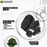 Garnier Pure Charcoal Face Serum Sheet Mask Black, 28 gm, Pack of 1