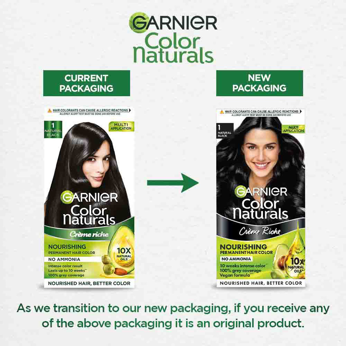 Garnier Color Naturals Crème Riche Nourishing Hair Colour Shade 1, Natural Black, 30 ml+ 30 gm, Pack of 1 Garnier Color Naturals Crème Riche Nourishing Hair Colour Shade 1, Natural Black, 30 ml+ 30 gm, Pack of 1