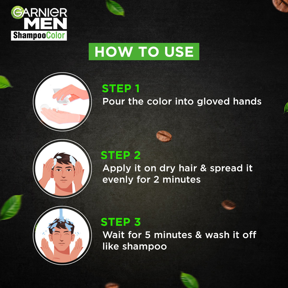 Garnier Men Shade 3.16 Shampoo Color, Burgundy, 1 Count, Pack of 1 Garnier Men Shade 3.16 Shampoo Color, Burgundy, 1 Count, Pack of 1