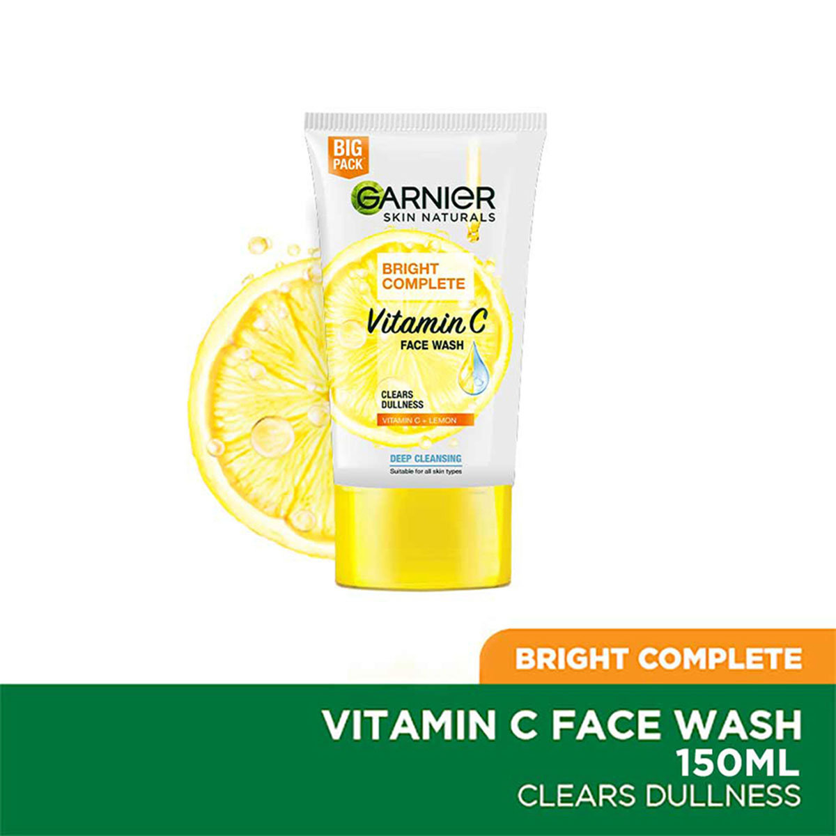 Garnier Bright Complete Vitamin C Face Wash 150 gm, Pack of 1 Garnier Bright Complete Vitamin C Face Wash 150 gm, Pack of 1