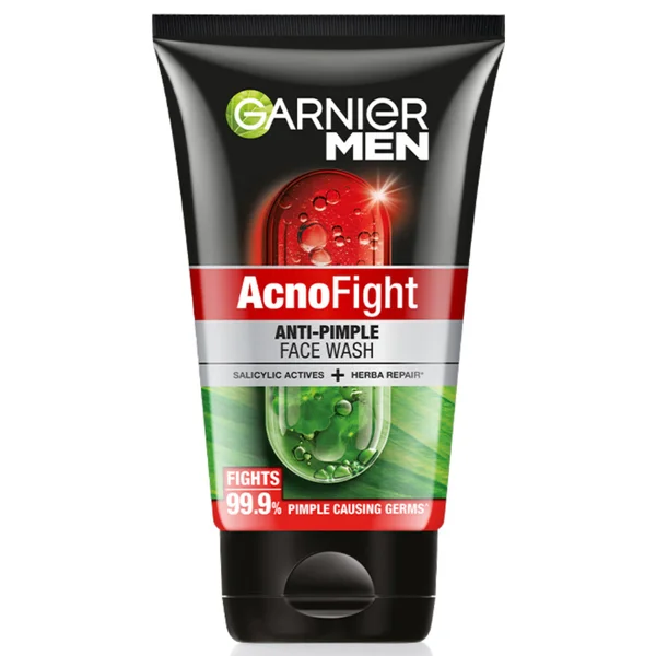 Garnier Men Acno Fight Anti-Pimple Face Wash, 150 gm