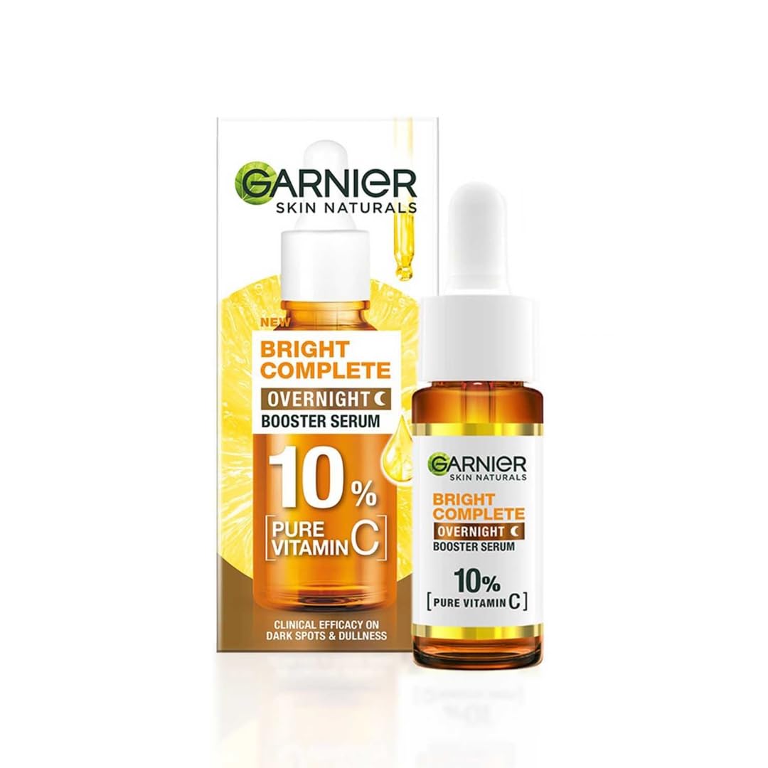 Garnier Bright Complete Night Vitamin C Serum with 10% Pure Vitamin C, 15 ml, Pack of 1 Garnier Bright Complete Night Vitamin C Serum with 10% Pure Vitamin C, 15 ml, Pack of 1