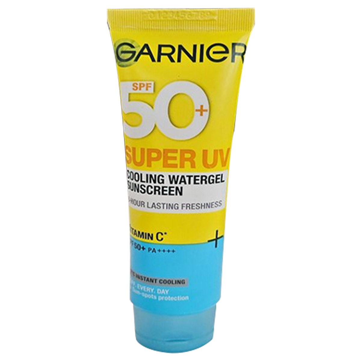 Garnier Super UV SPF 50+ PA++++ Cooling Water Gel Sunscreen, 60 ml, Pack of 1 Garnier Super UV SPF 50+ PA++++ Cooling Water Gel Sunscreen, 60 ml, Pack of 1