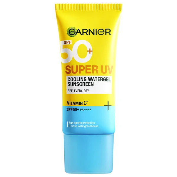 Garnier Super UV SPF 50+ PA++++ Cooling Water Gel Sunscreen, 30 ml