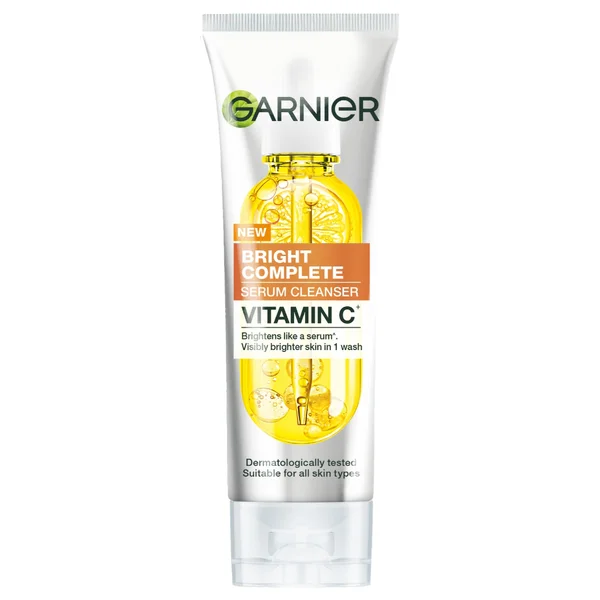 Garnier Bright Complete Vit-C Serum Cleanser, 100 gm