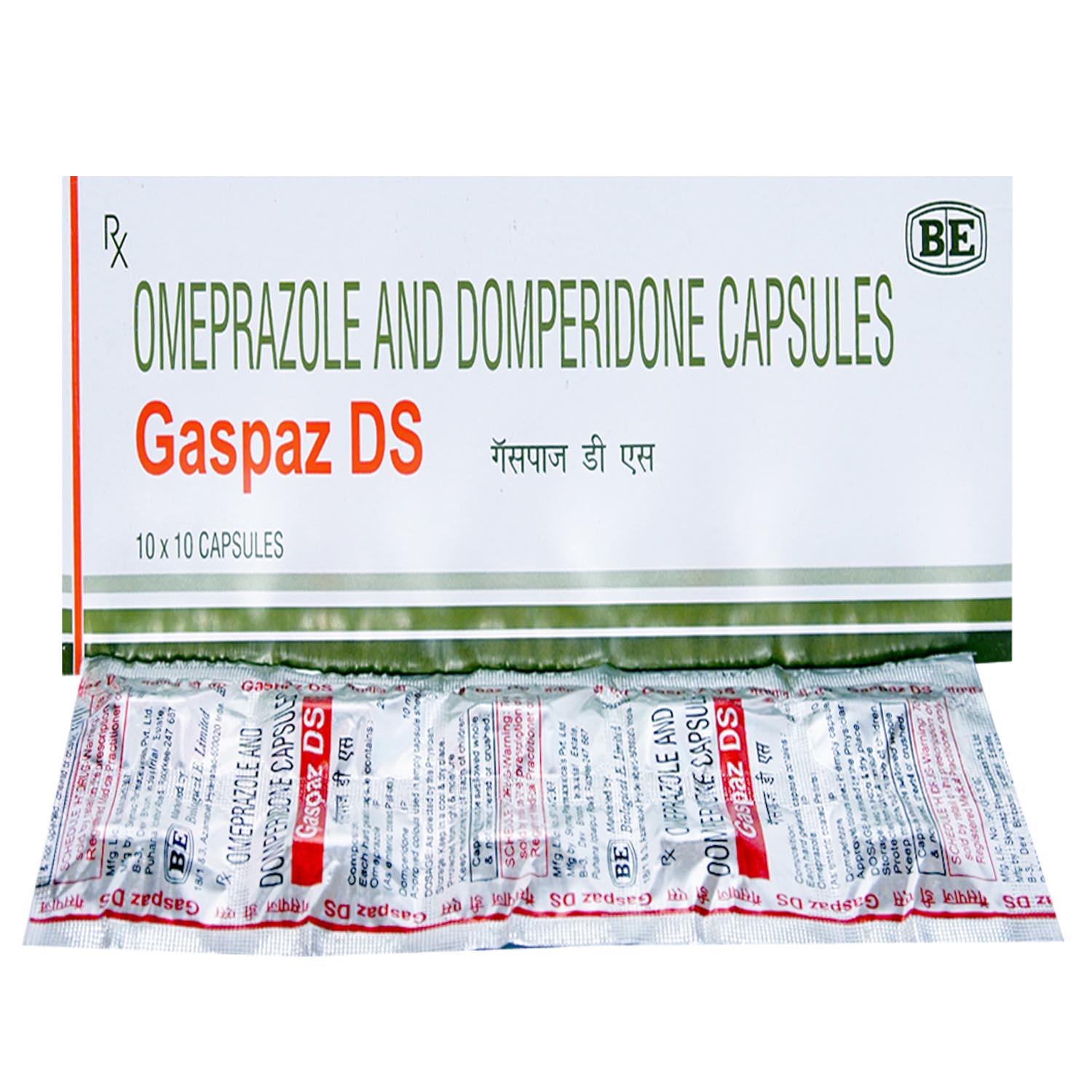 Gaspaz DS Capsule 10's Gaspaz DS Capsule 10's