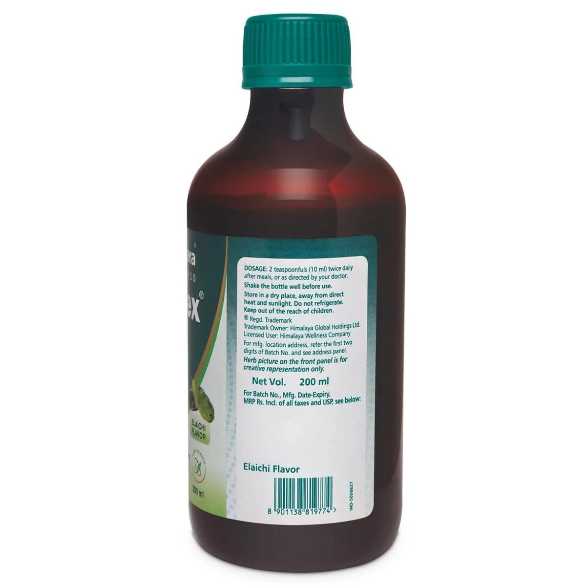 Himalaya Gasex Elaichi Flavour Syrup, 200 ml, Pack of 1 Himalaya Gasex Elaichi Flavour Syrup, 200 ml, Pack of 1
