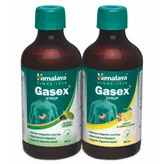 Himalaya Gasex Ginger-Lemon Flavour Syrup, 200 ml, Pack of 1