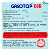 Gasotop DSR Capsule 10's, Pack of 10 CAPSULES