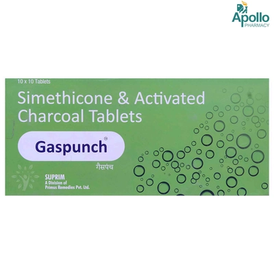 Gaspunch Tablet 10's, Pack of 10 TABLETS