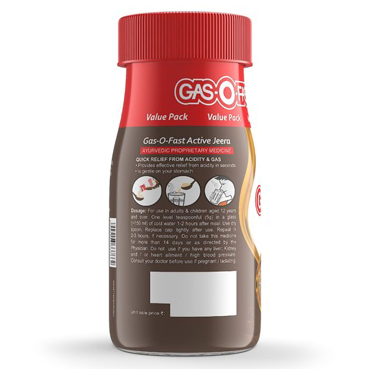 Gas-O-Fast Active Jeera Powder, 100 gm, Pack of 1 Gas-O-Fast Active Jeera Powder, 100 gm, Pack of 1