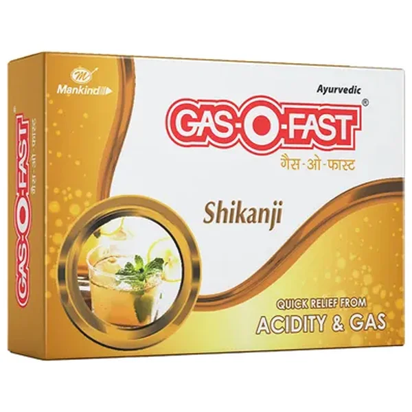 Gas-O-Fast Shikanji Flavour Sachet, 6x5 gm, Pack of 1