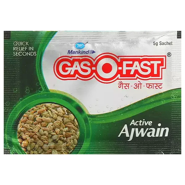 Gas-O-Fast Active Ajwain Sachet, 5 gm