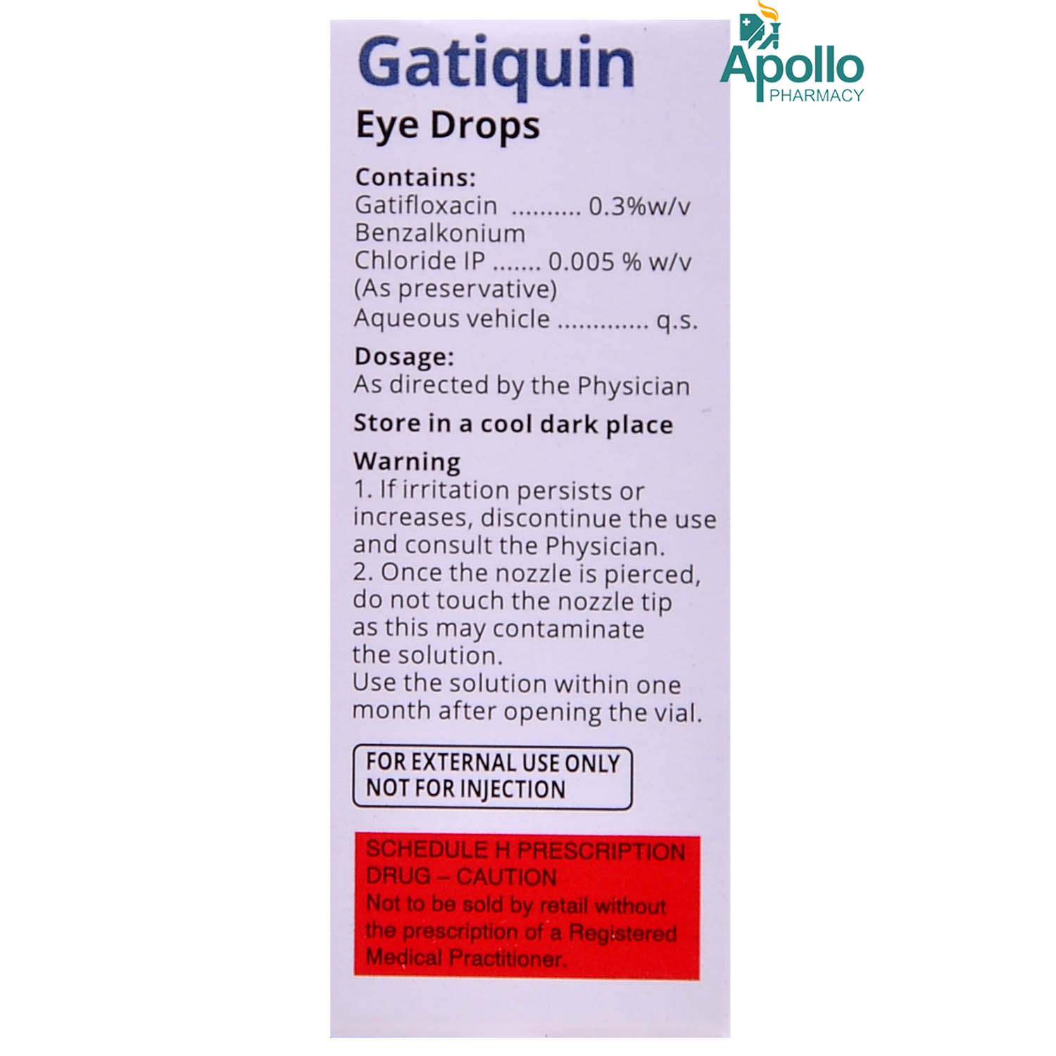 Gatiquin Eye Drops 5 ml, Pack of 1 EYE DROP Gatiquin Eye Drops 5 ml, Pack of 1 EYE DROP