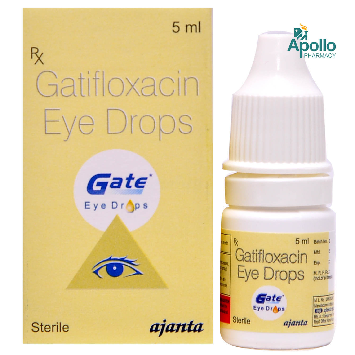 Gate Eye Drops 5 ml, Pack of 1 EYE DROPS Gate Eye Drops 5 ml, Pack of 1 EYE DROPS