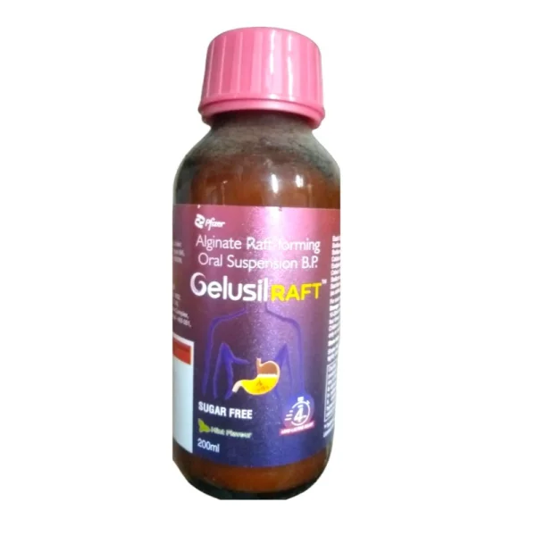 Gelusil Raft Sugar Free Mint Flavour Oral Suspension 200 ml