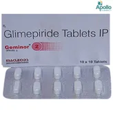 Geminor 2 mg Tablet 10's, Pack of 10 TABLETS
