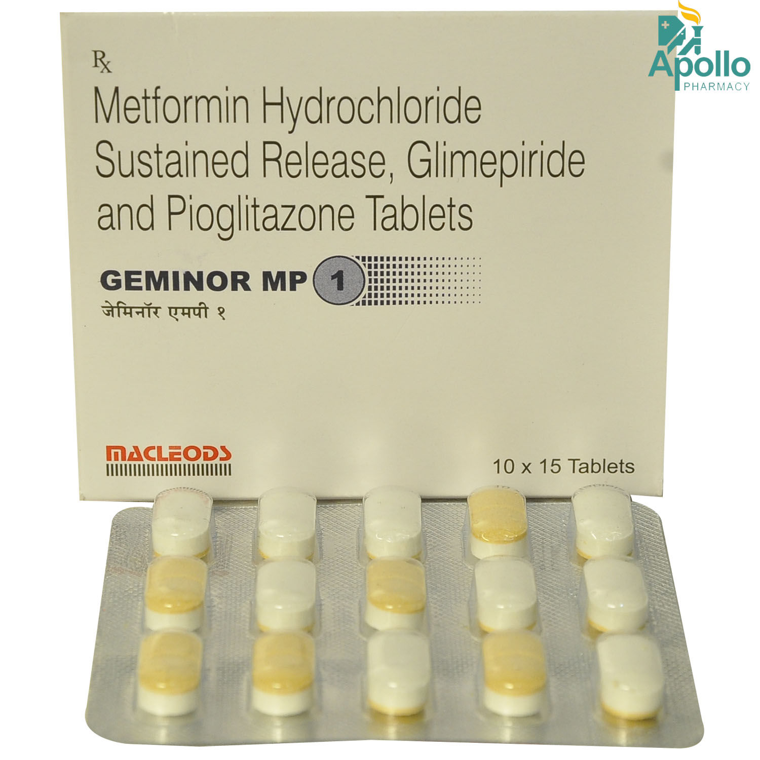 Geminor MP1 Tablet 10's, Pack of 10 TABLETS