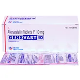 Genxvast 10 Tablet 10's, Pack of 10 TABLETS
