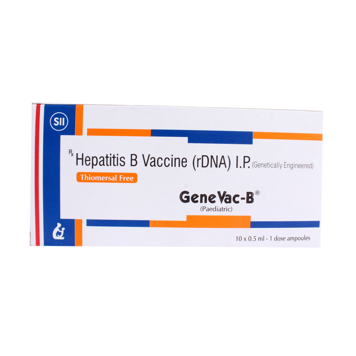 Genevac B Vaccine 0.5 ml, Pack of 1 Injection Genevac B Vaccine 0.5 ml, Pack of 1 Injection