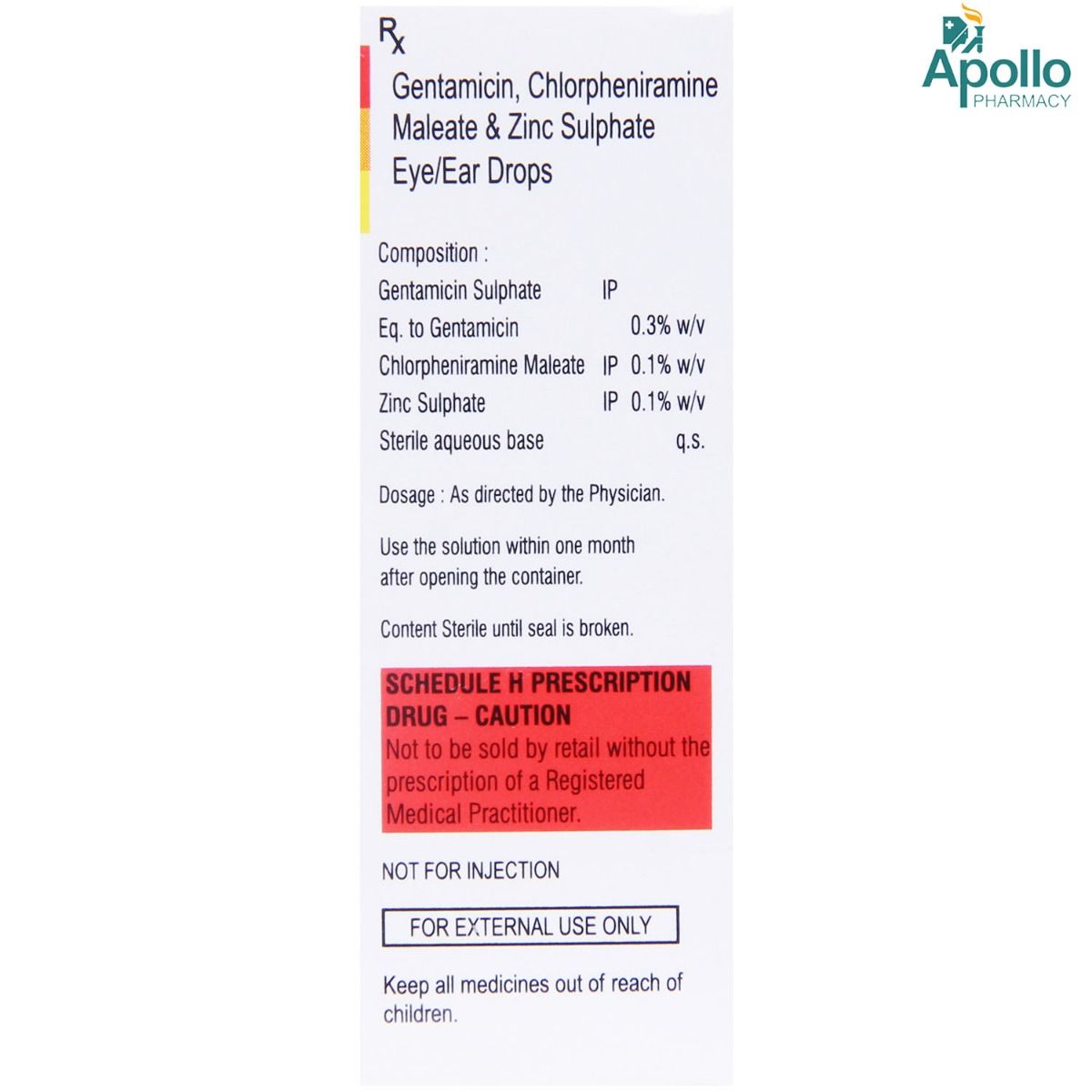 Gentalab Eye/Ear Drops 10ml Price, Uses, Side Effects, Composition