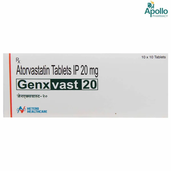 Genxvast 20 Tablet 10's
