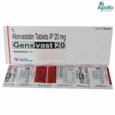 Genxvast 20 Tablet 10's, Pack of 10 TABLETS