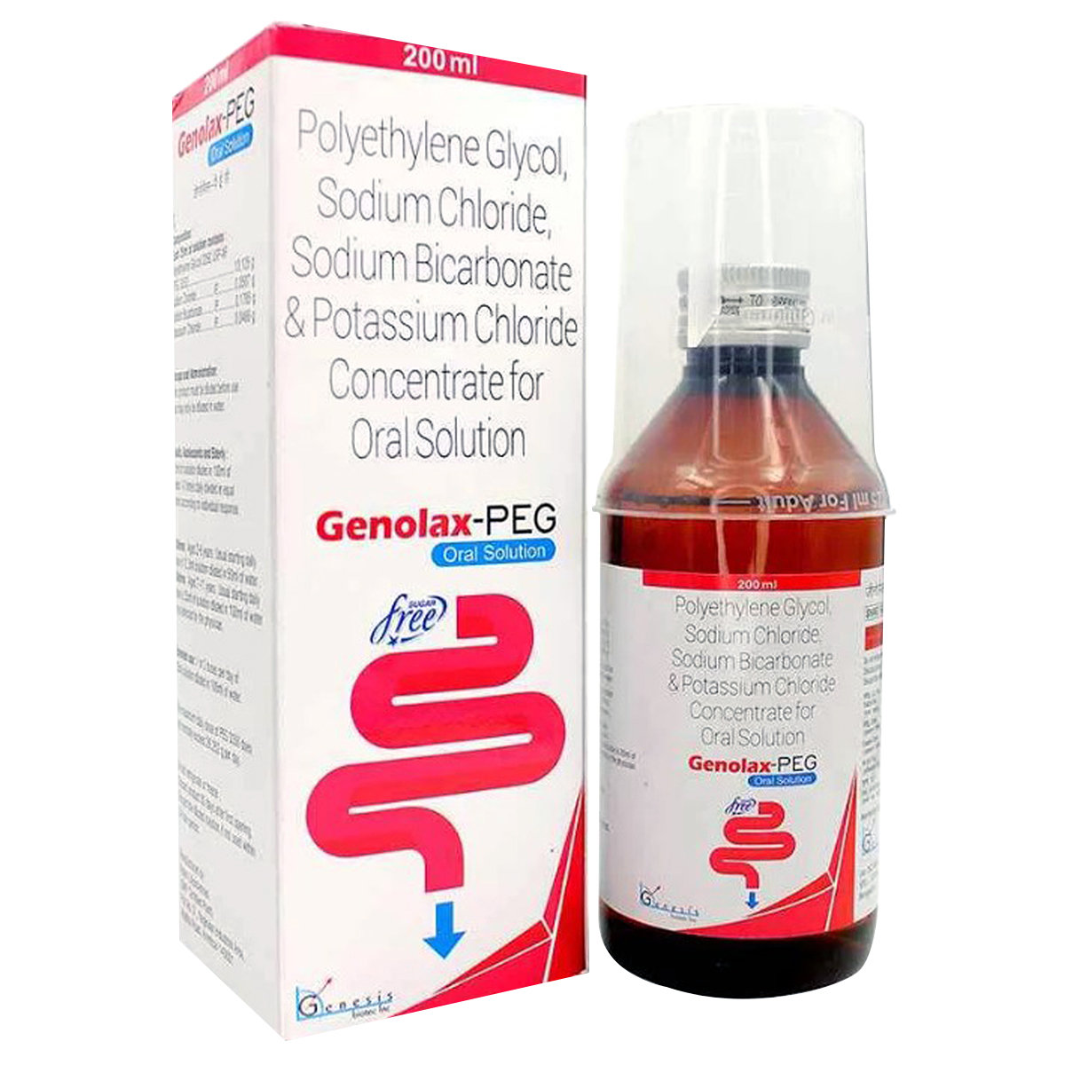 Genolax-Peg Sugar Free Oral Solution 200 ml, Pack of 1 Genolax-Peg Sugar Free Oral Solution 200 ml, Pack of 1
