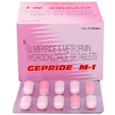 Gepride M-1 Tablet 10's, Pack of 10 TABLETS