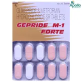 Gepride M-1 Forte Tablet 10's, Pack of 10 TABLETS