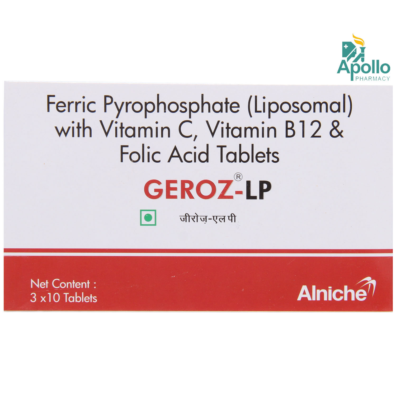 Geroz LP Tablet 10's, Pack of 10 Geroz LP Tablet 10's, Pack of 10