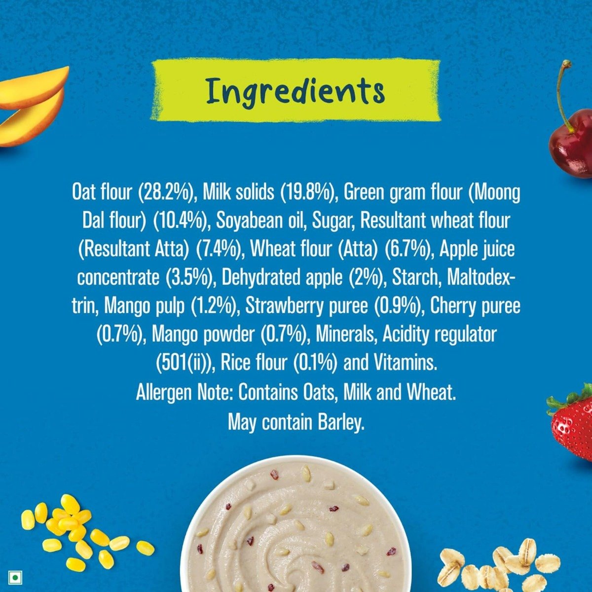 Gerber Cereal Mango & Berry Powder for 2-6 Year Old Kids, 300 gm Refill Pack, Pack of 1 Gerber Cereal Mango & Berry Powder for 2-6 Year Old Kids, 300 gm Refill Pack, Pack of 1