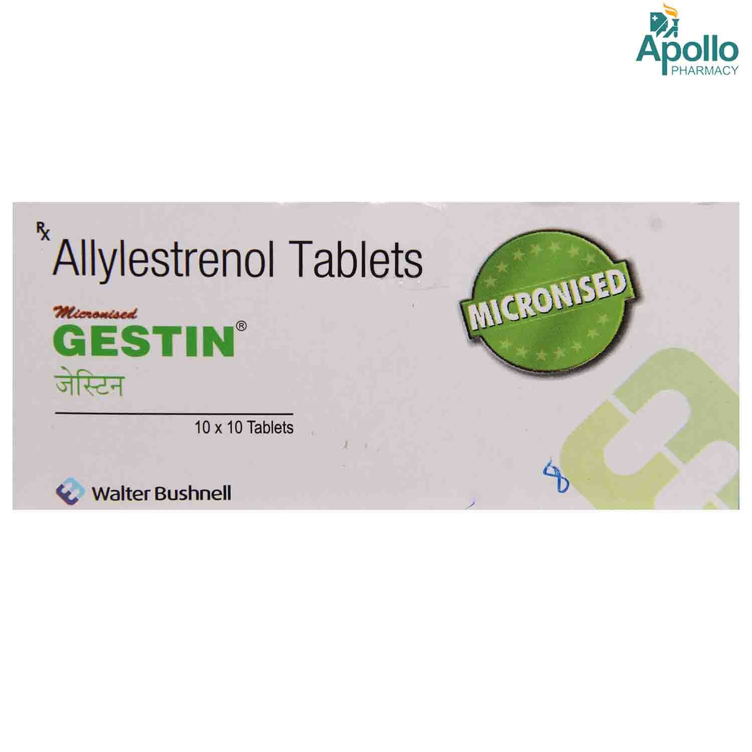 Buy Gestin Tablet 10's Online