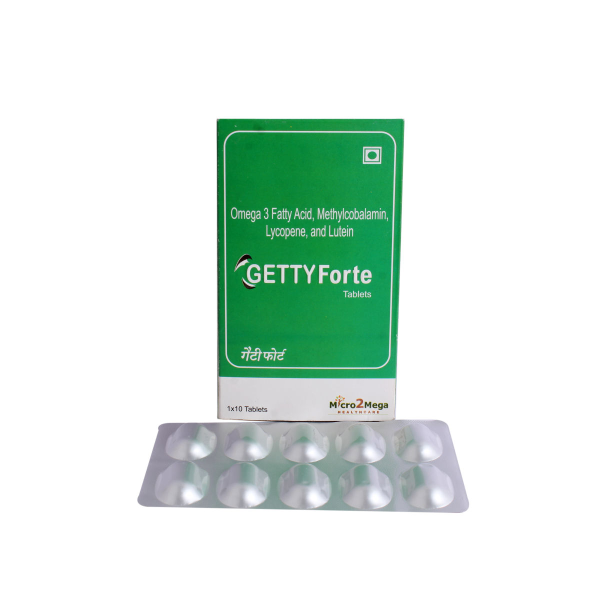 Getty Forte Tablet 10'S, Pack of 10 TabletS