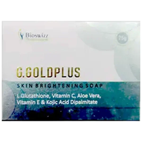G.Gold Plus Skin Brightening Soap, 75 gm