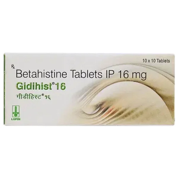 Gidihist 16 mg Tablet 10's