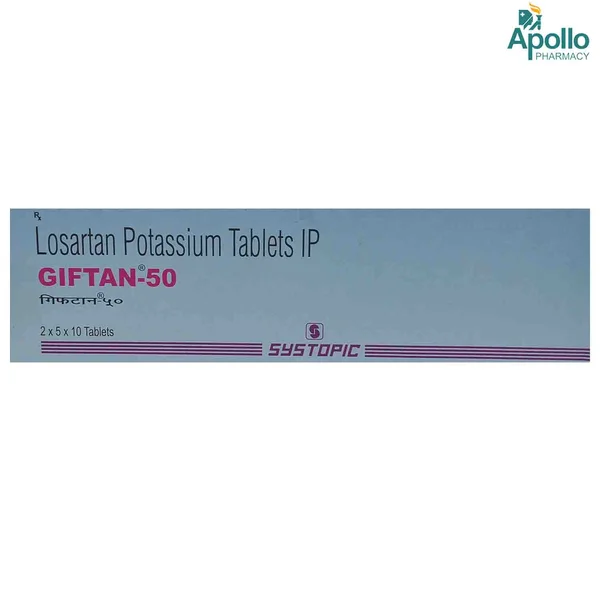 Giftan 50 Tablet 10's