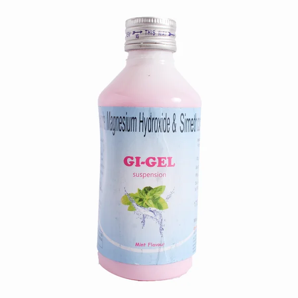 Gi-Gel Mint Flavour Suspension 170Ml, Pack of 1 SUSPENSION