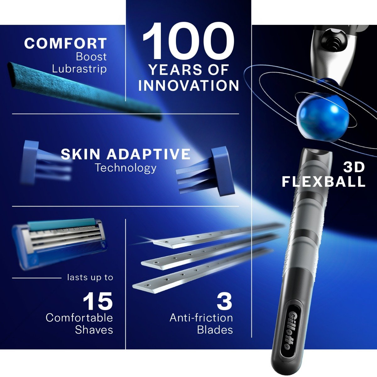 Gillette Mach 3 Turbo Cartridge, 8 Count, Pack of 1 Gillette Mach 3 Turbo Cartridge, 8 Count, Pack of 1