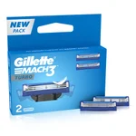 Gillette Mach 3 Turbo Cartridge, 2 Count