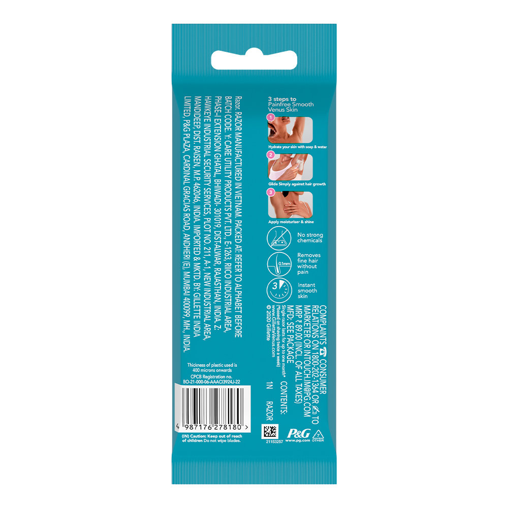 Gillette Simply Venus Women Razor, 1 Count, Pack of 1 Gillette Simply Venus Women Razor, 1 Count, Pack of 1