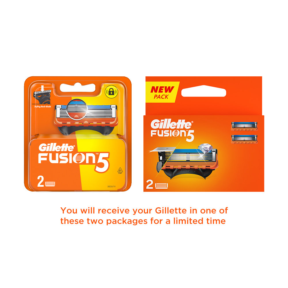 Gillette Fusion 5 Cartridge, 2 Count, Pack of 1 Gillette Fusion 5 Cartridge, 2 Count, Pack of 1