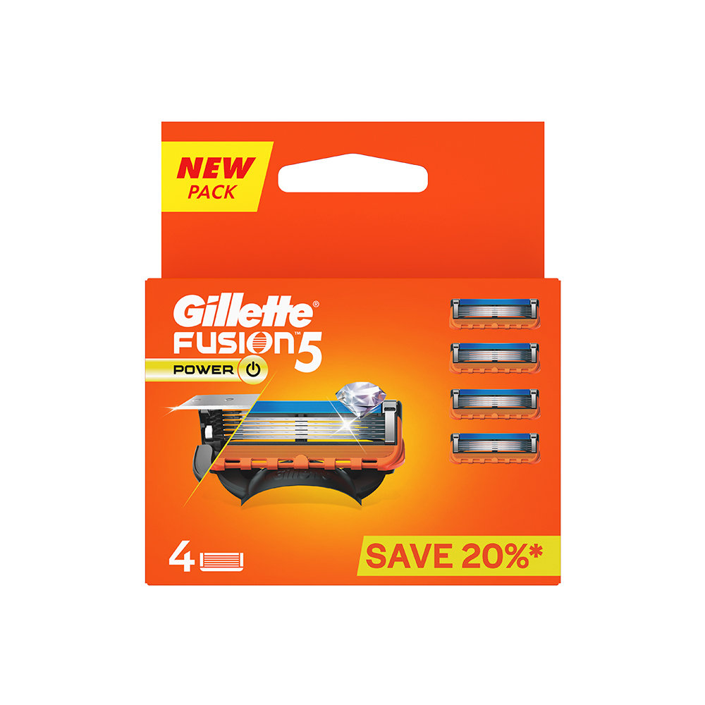 Gillette Fusion 5 Power Cartridge, 4 Count, Pack of 1 Gillette Fusion 5 Power Cartridge, 4 Count, Pack of 1