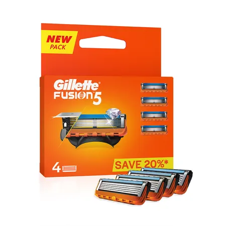 Gillette Fusion5 Cartridge, 4 Count