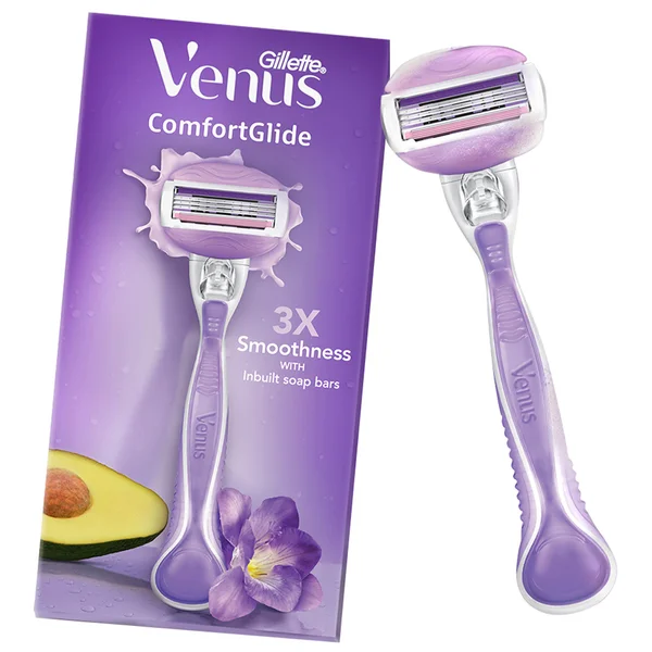 Gillette Venus Comfortglide Hair Removal Razor for Women, 1 Count, Pack of 1